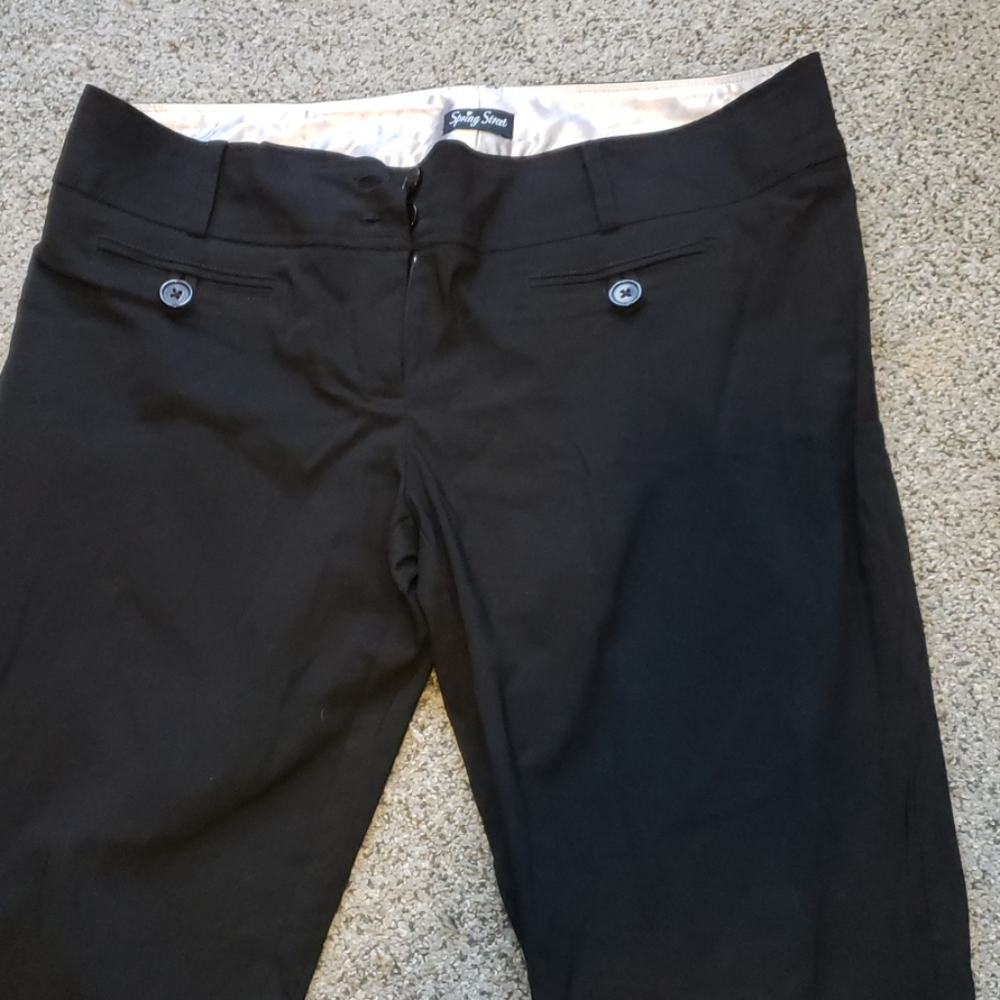 Black work pants.